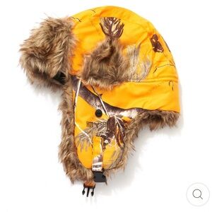 Men's XL “SABRE" INSULATED TRAPPER HAT REALTREE EXCLUSIVES OLD GOLD